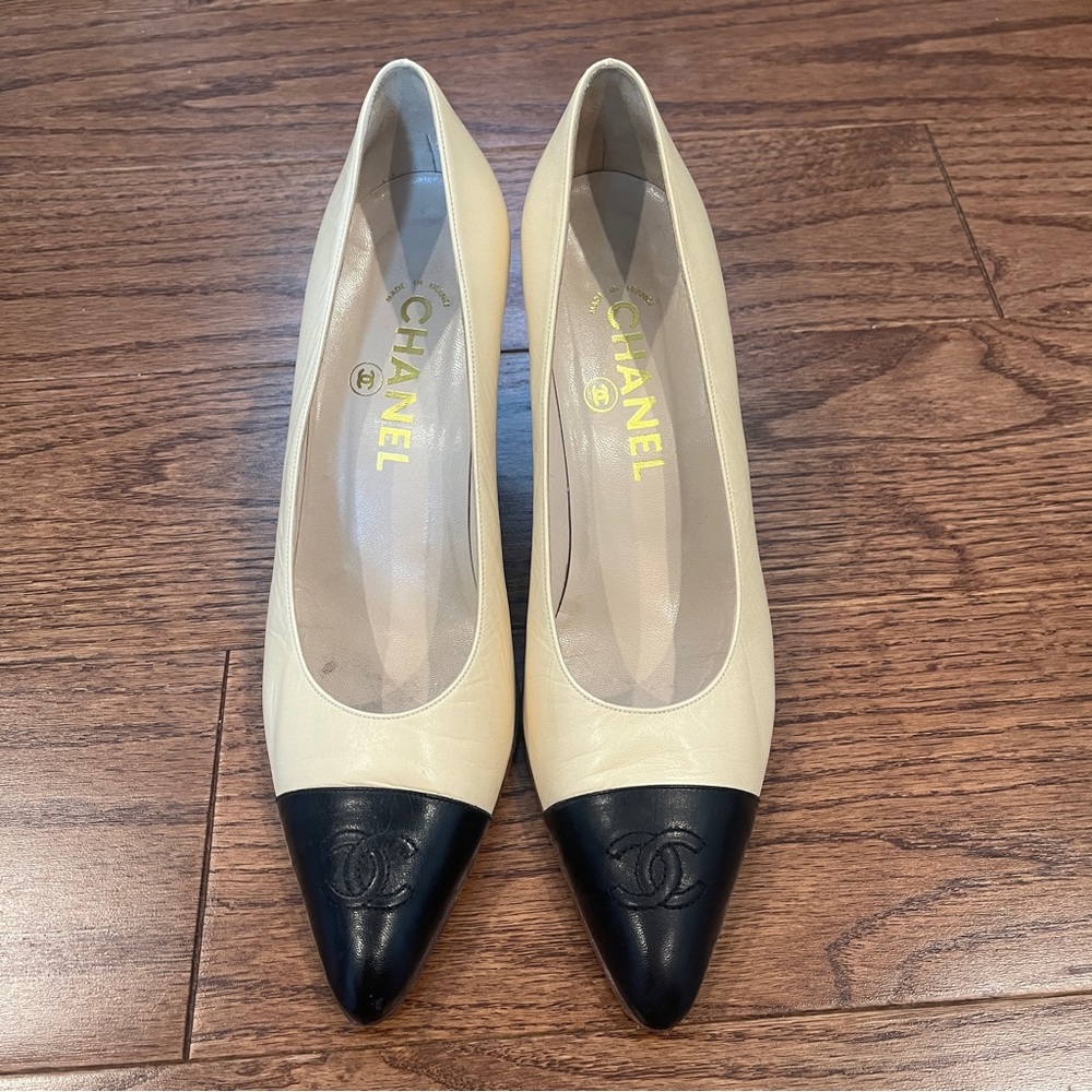 Chanel Chevreau Heels